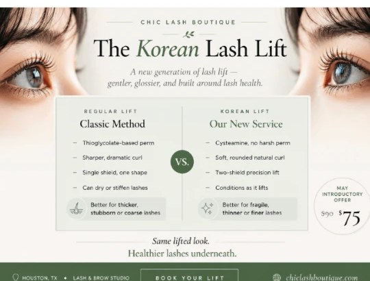 What Is a Korean Lash Lift and How Does It Differ from a Classic Lift?
